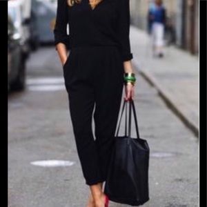 CABI LIMITED EDITION BLK JUMPSUIT CASEY STYLE EUC